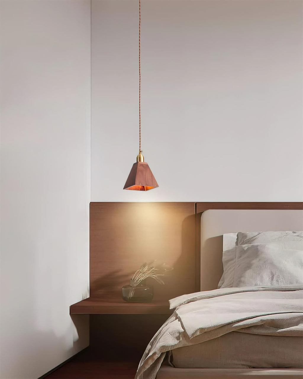 Emberin Suspension en bois de formes assorties en bois massif et laiton - Neutralighting
