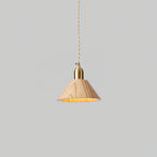 Emberin Suspension en bois de formes assorties en bois massif et laiton - Neutralighting