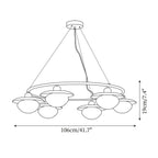 Gama Lustre Cuivre Bois Rond Vintage - Neutralighting