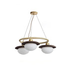 Gama Lustre Cuivre Bois Rond Vintage - Neutralighting