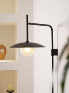 Edan Swing Arm Plug-in Glass Wall Lamp - Neutralighting
