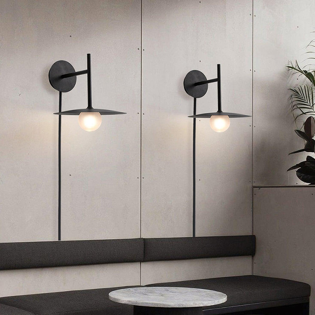 Orsilus Vintage Industrial Plug-In Wall Lamp - Neutralighting