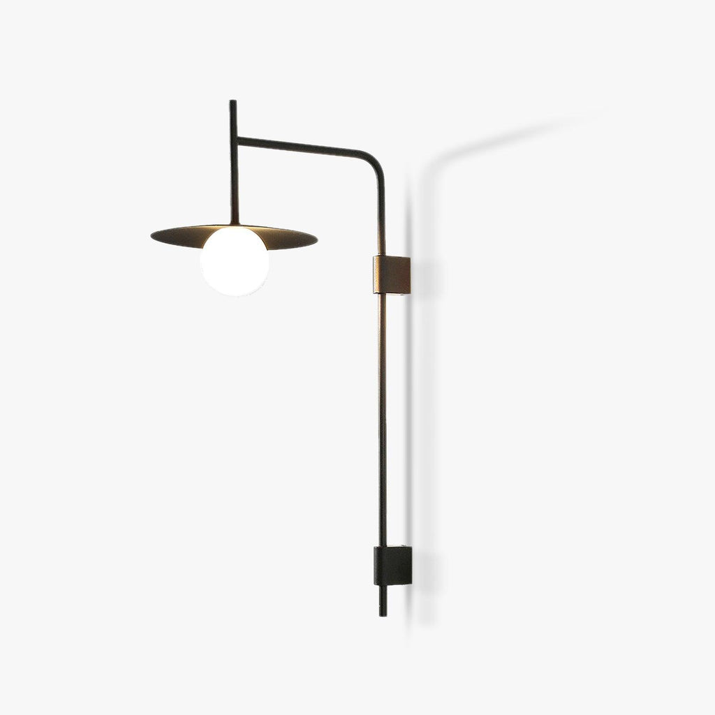 Edan Swing Arm Plug-in Glass Wall Lamp - Neutralighting