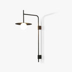 Edan Swing Arm Plug-in Glass Wall Lamp - Neutralighting
