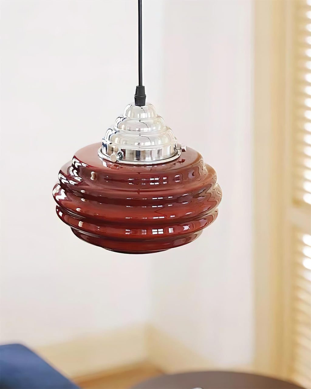 Gelato Lampe Suspension Verre Tourbillonné - Neutralighting