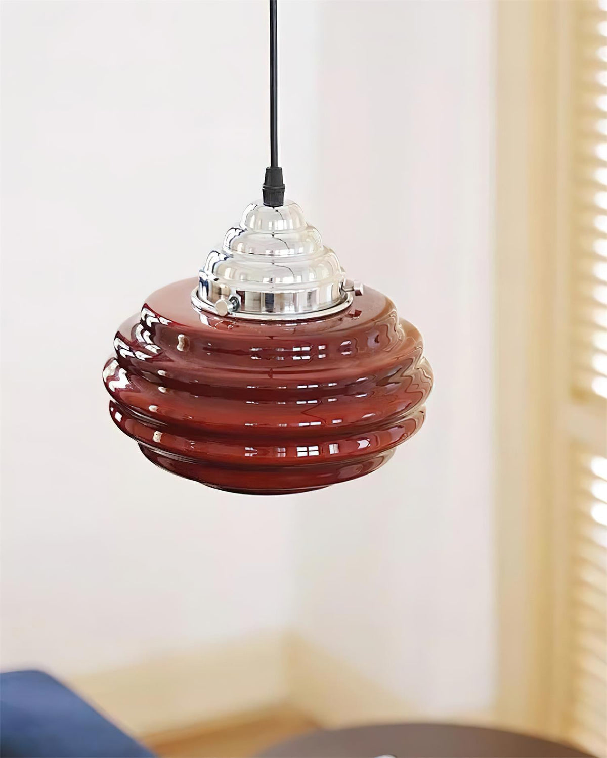 Gelato Lampe Suspension Verre Tourbillonné - Neutralighting