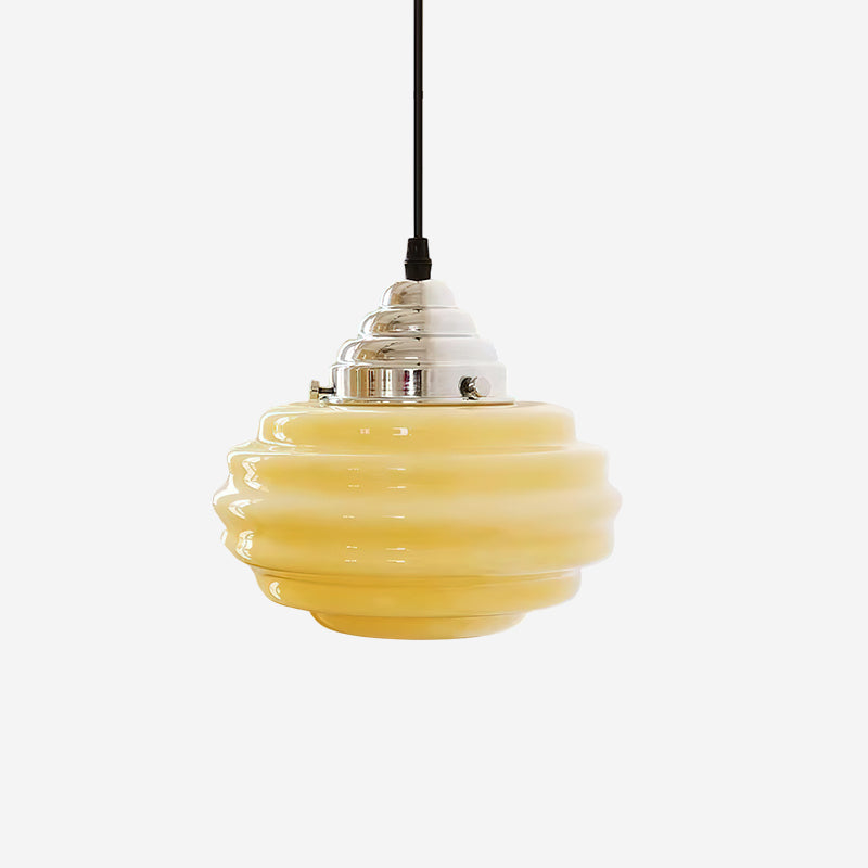 Gelato Lampe Suspension Verre Tourbillonné - Neutralighting
