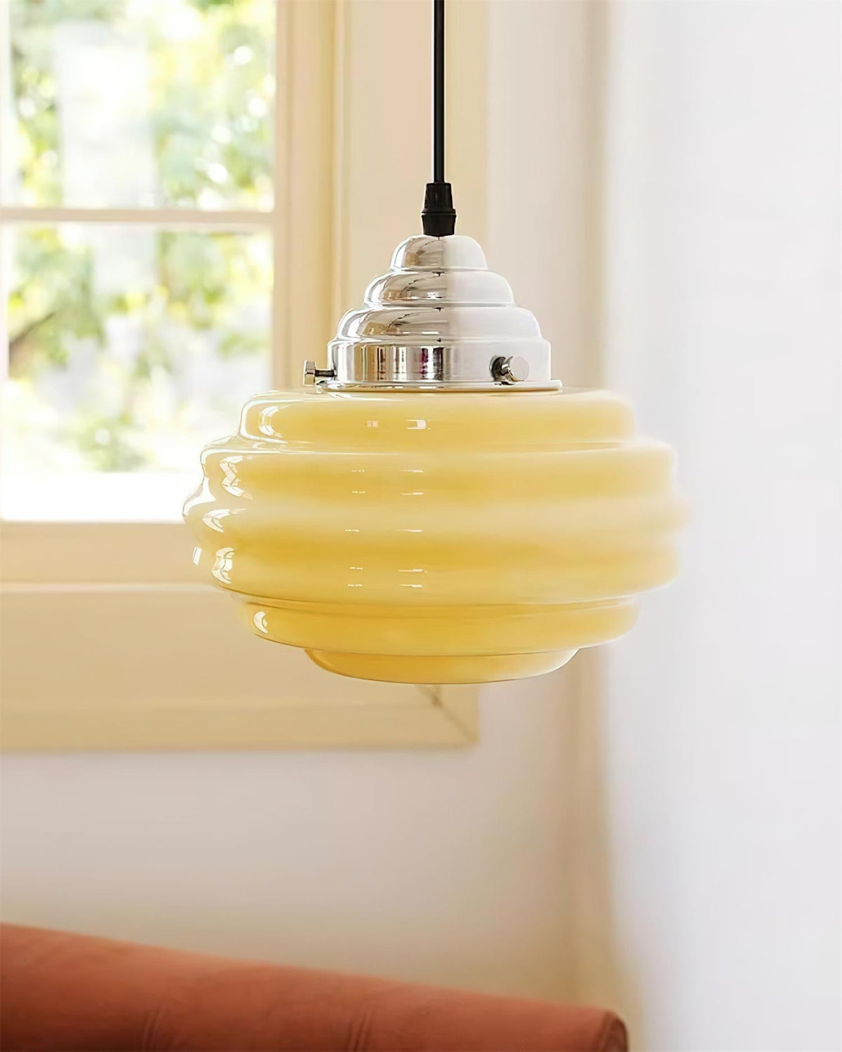 Gelato Lampe Suspension Verre Tourbillonné - Neutralighting