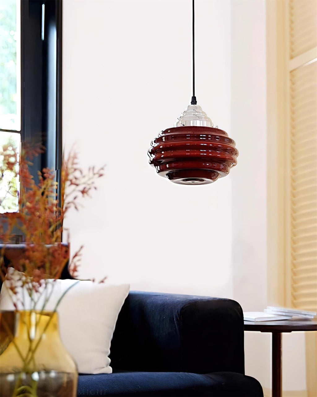 Gelato Lampe Suspension Verre Tourbillonné - Neutralighting