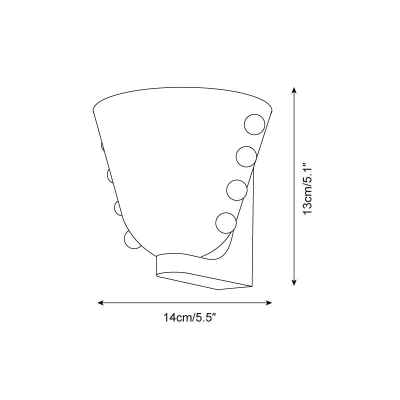 Gemma Applique Murale Moderne en Verre - Neutralighting