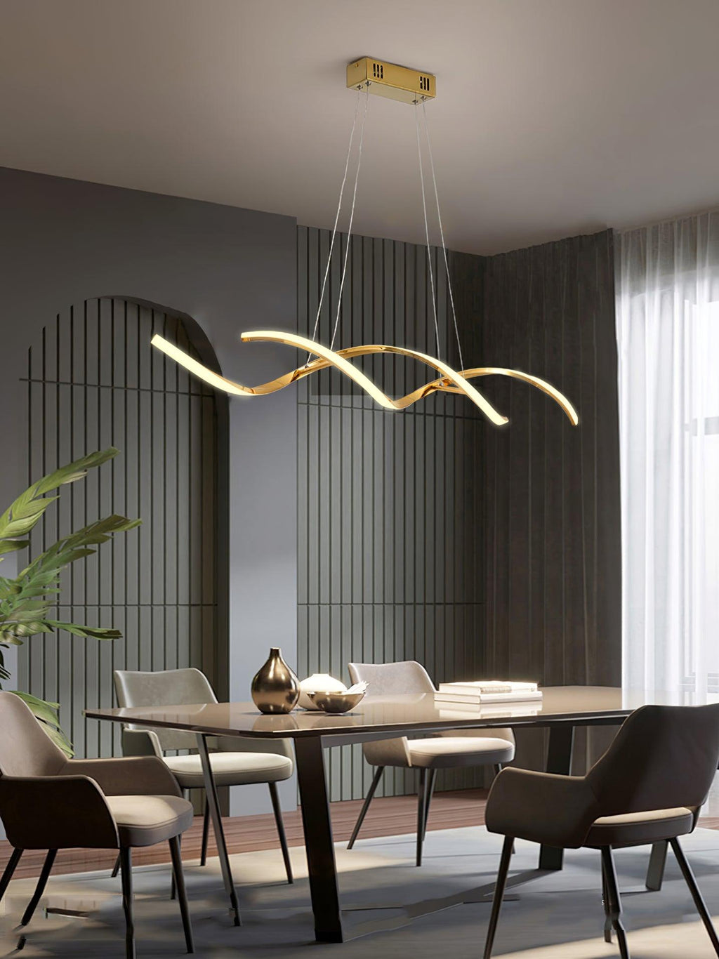 Wavora Lampe Suspendue Vagues Douces - Neutralighting