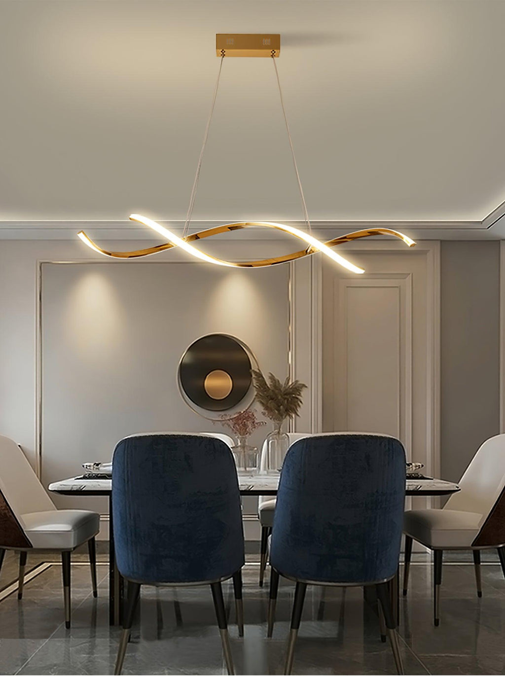 Wavora Lampe Suspendue Vagues Douces - Neutralighting