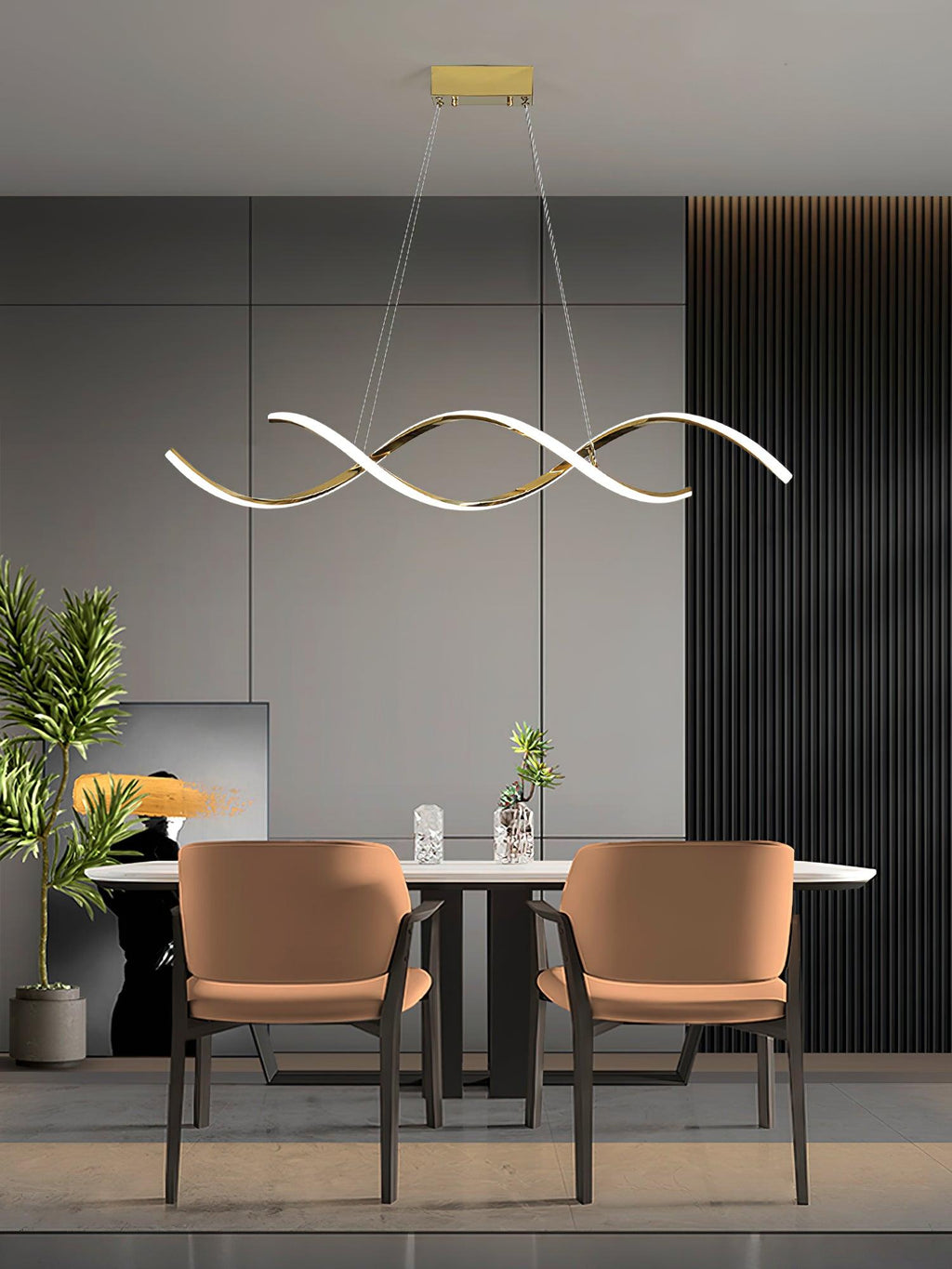 Wavora Lampe Suspendue Vagues Douces - Neutralighting