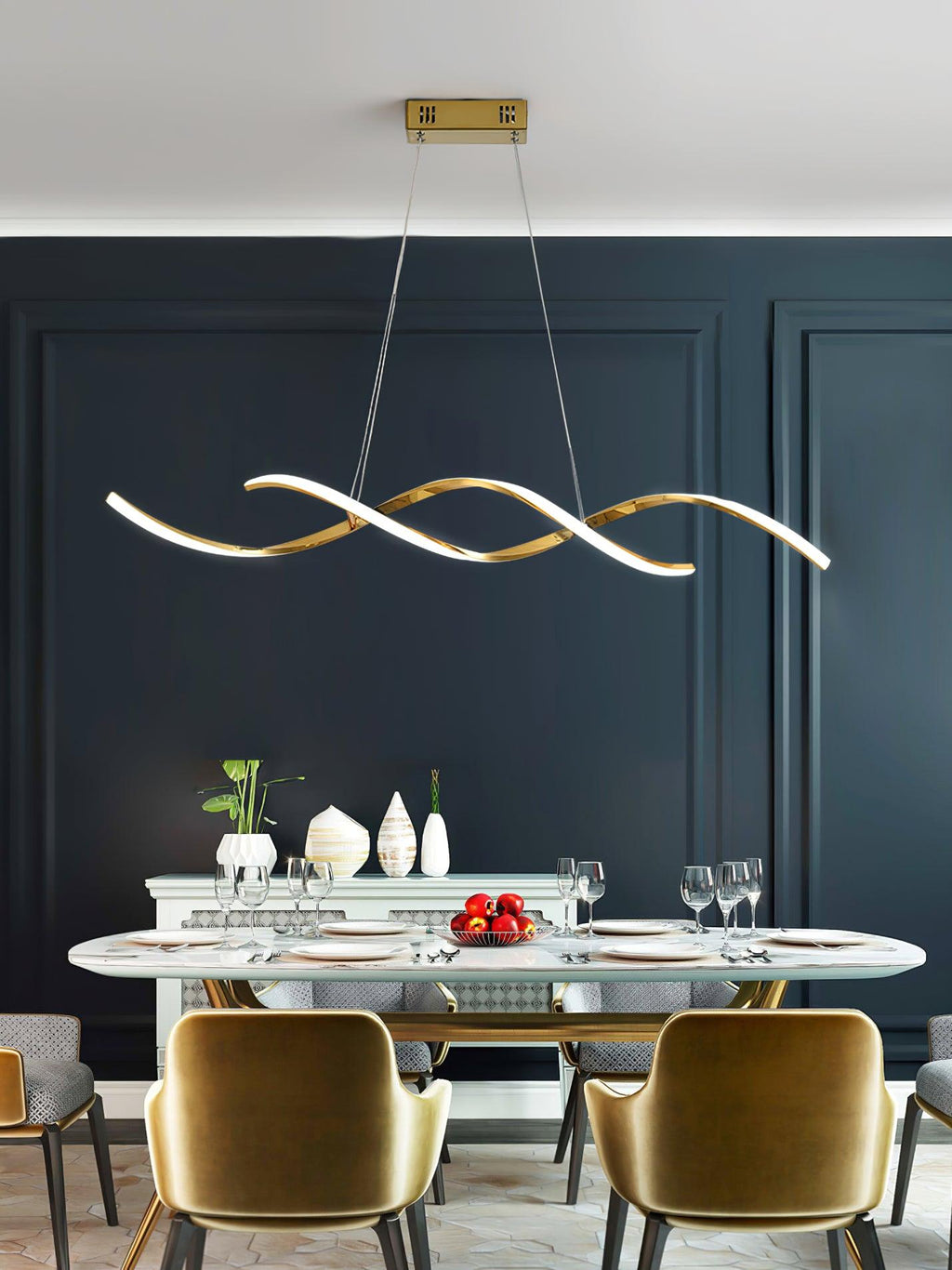 Wavora Lampe Suspendue Vagues Douces - Neutralighting
