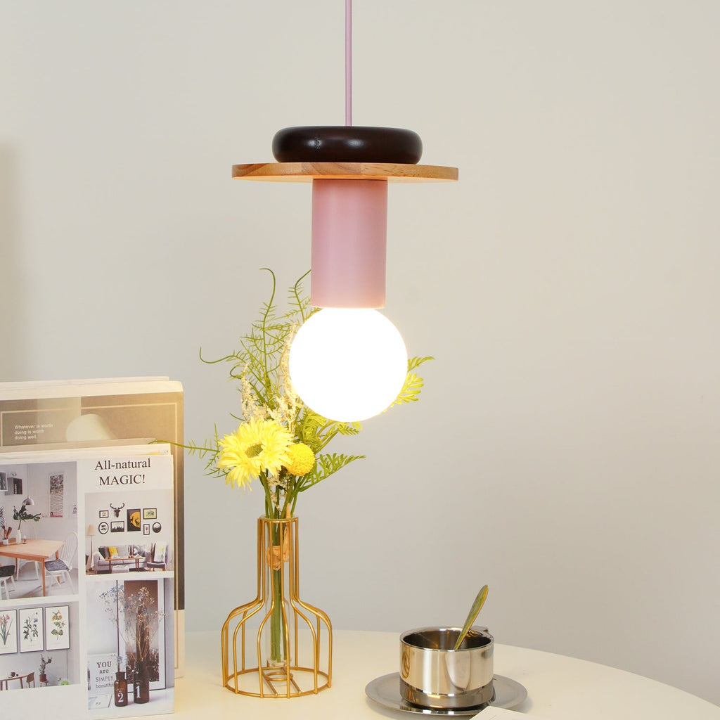 Elena Lampe Pendante Moderne en Bois - Neutralighting