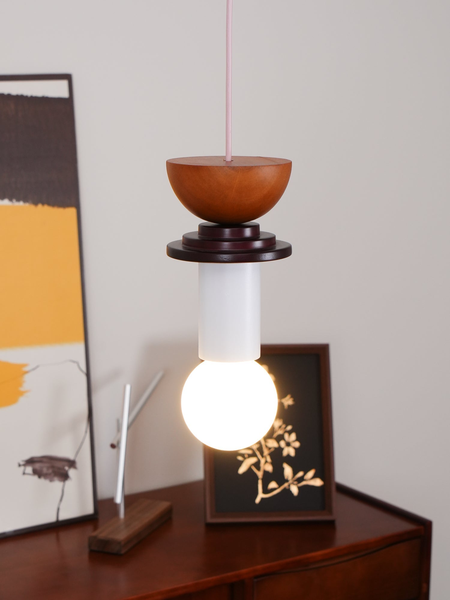 Elena Lampe Pendante Moderne en Bois - Neutralighting