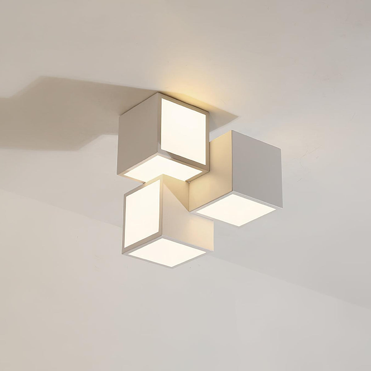 Evsilarae Plafonnier Géométrique Minimaliste - Neutralighting