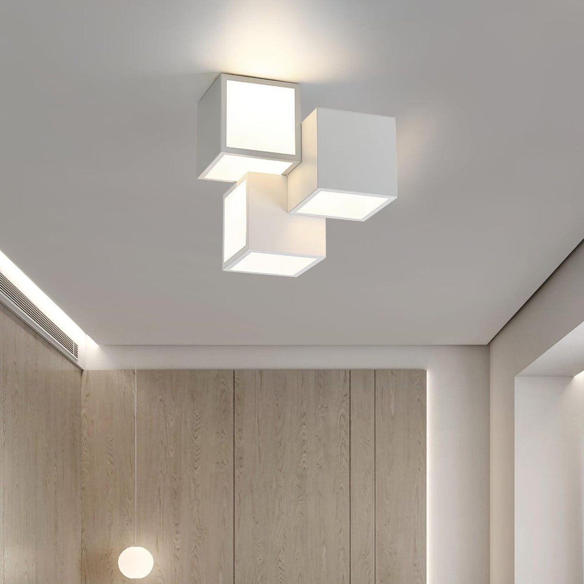 Evsilarae Plafonnier Géométrique Minimaliste - Neutralighting