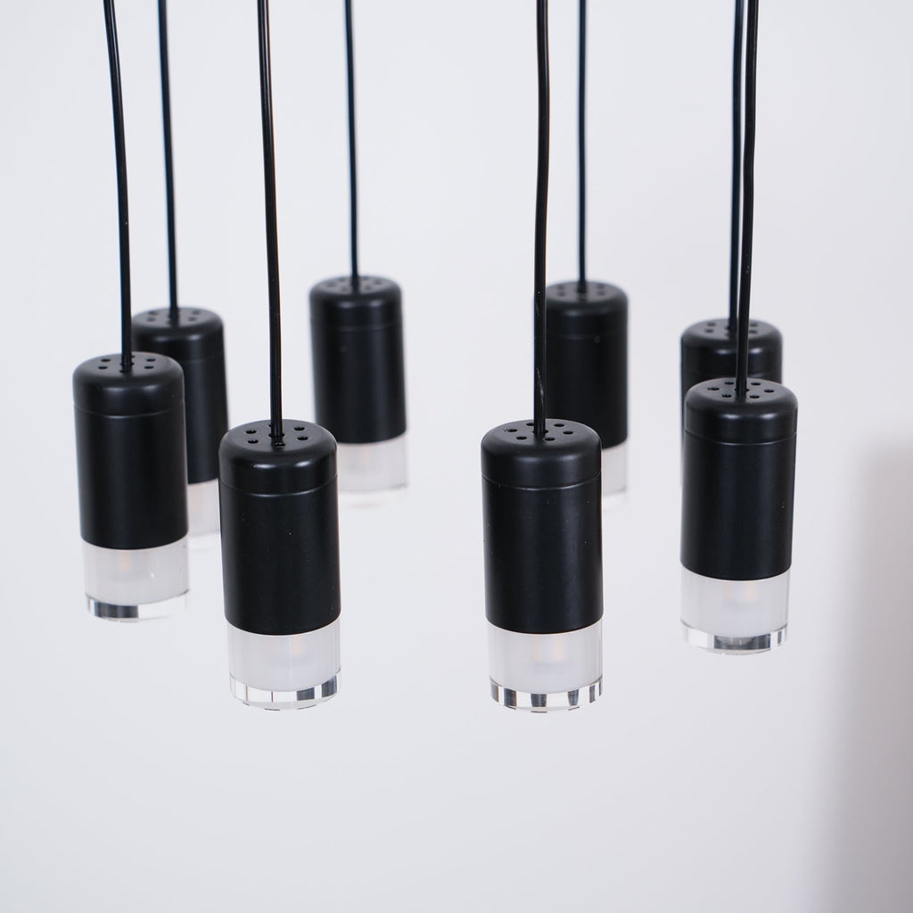 Lustra Lampe Pendante Géométrique en Fil Noir LED - Neutralighting