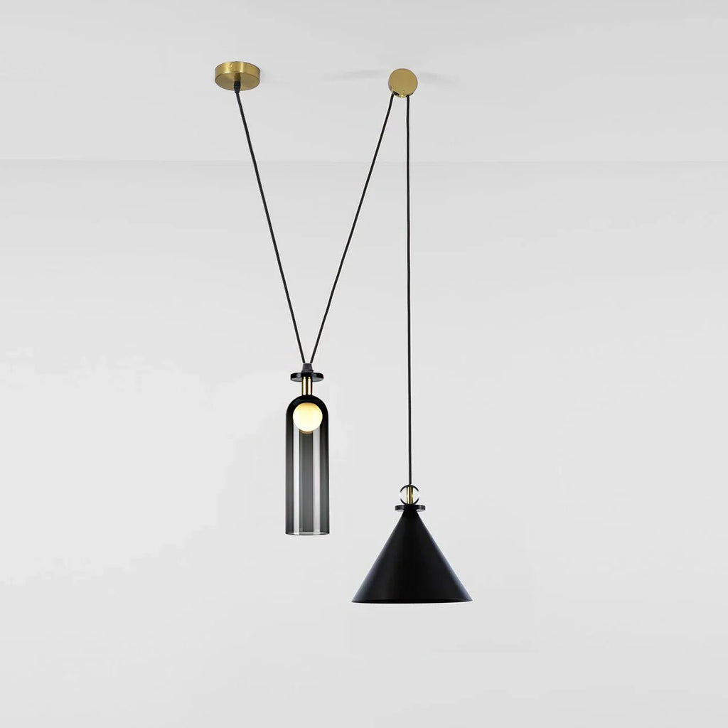 Lustra Chandelier en Forme Géométrique Art - Neutralighting