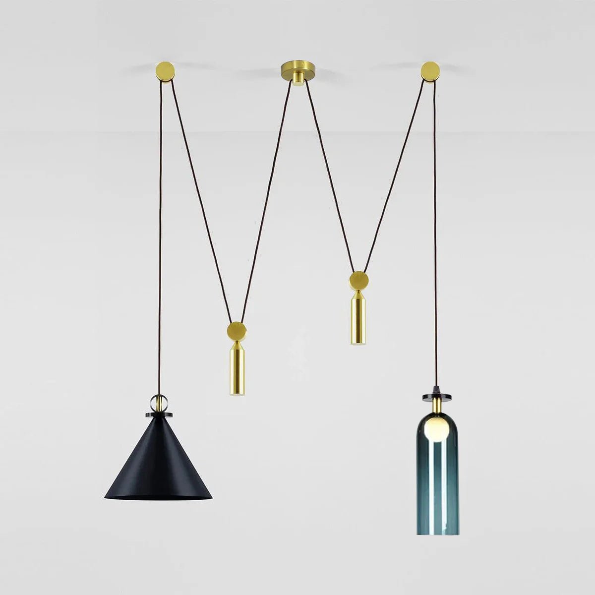 Lustra Chandelier en Forme Géométrique Art - Neutralighting