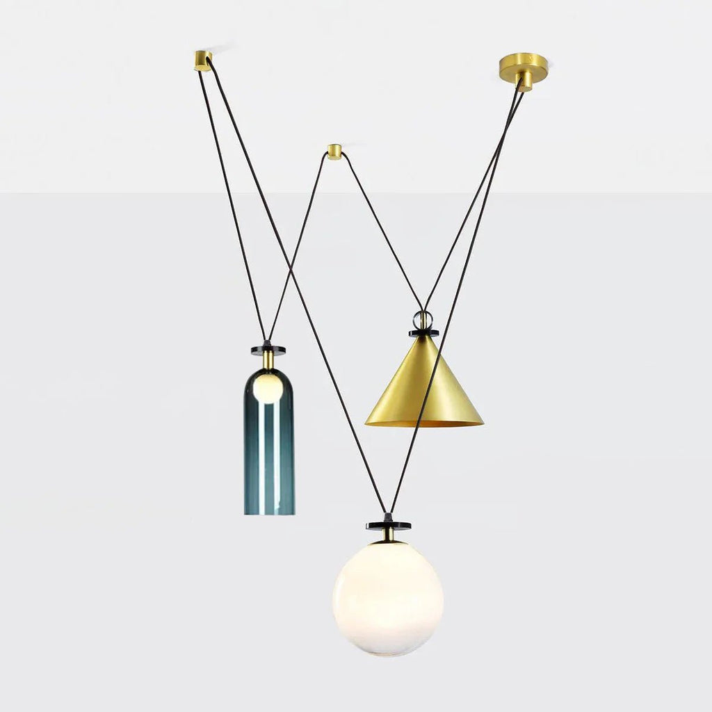 Lustra Chandelier en Forme Géométrique Art - Neutralighting
