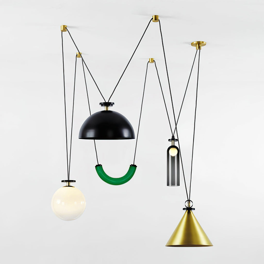 Lustra Chandelier en Forme Géométrique Art - Neutralighting
