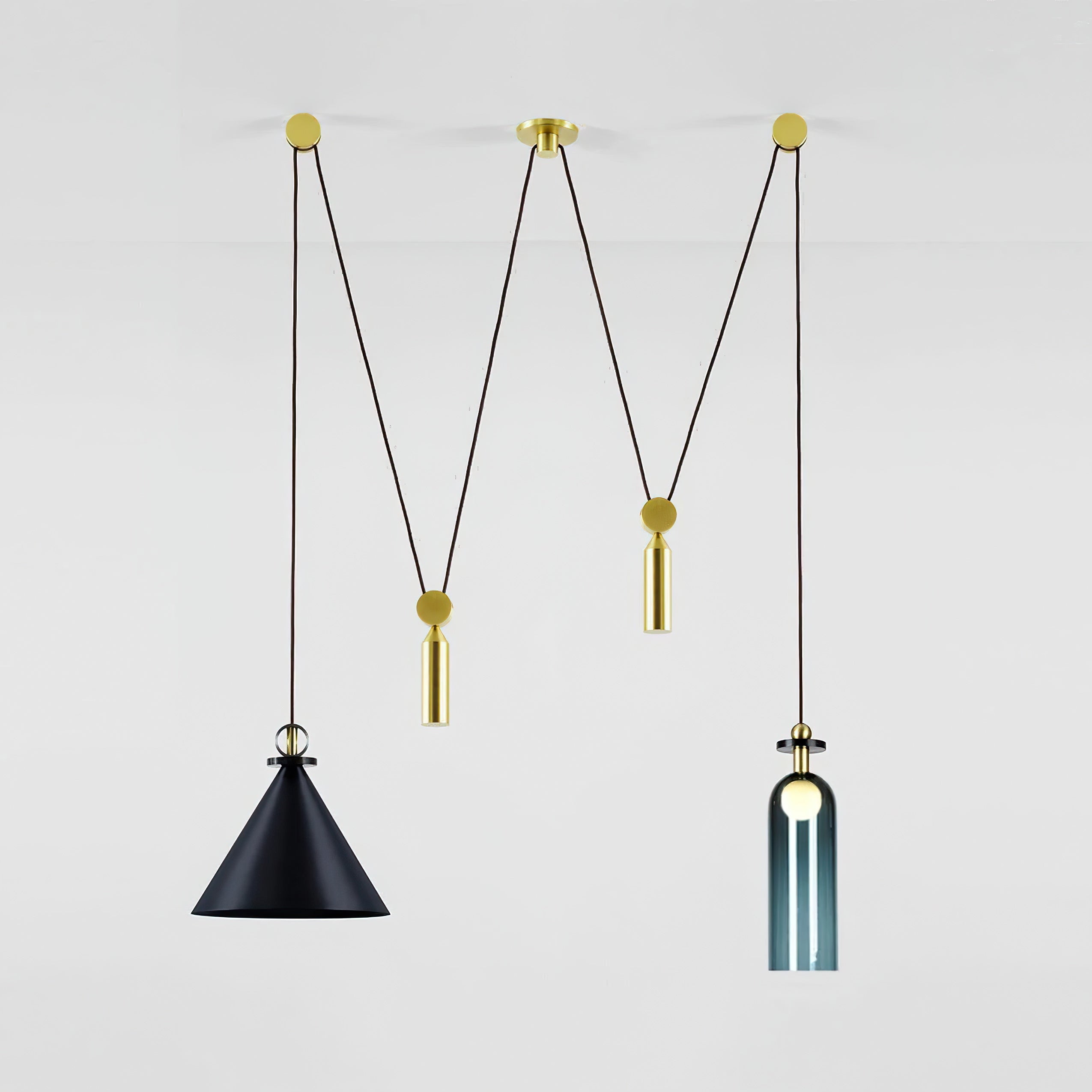 Lustra Chandelier en Forme Géométrique Art - Neutralighting