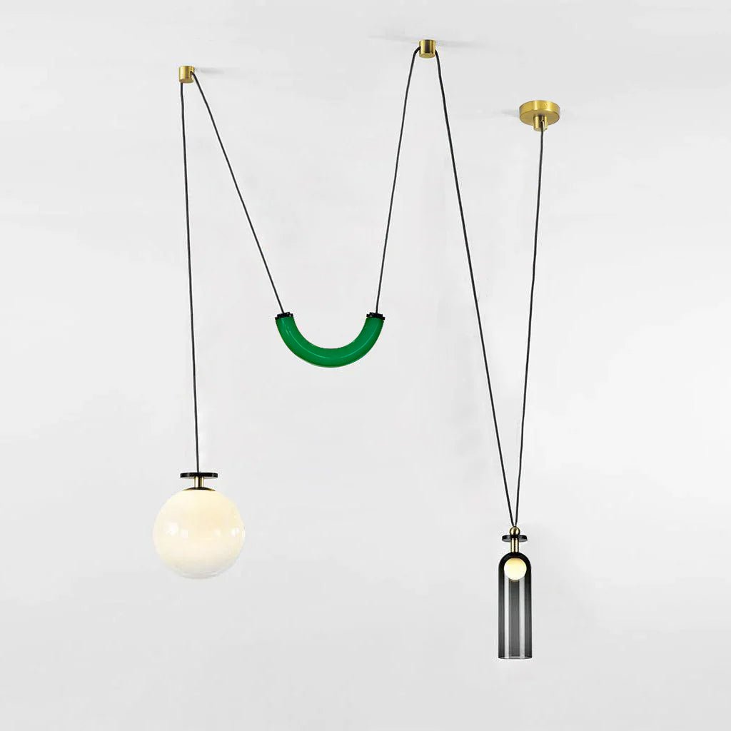 Lustra Chandelier en Forme Géométrique Art - Neutralighting