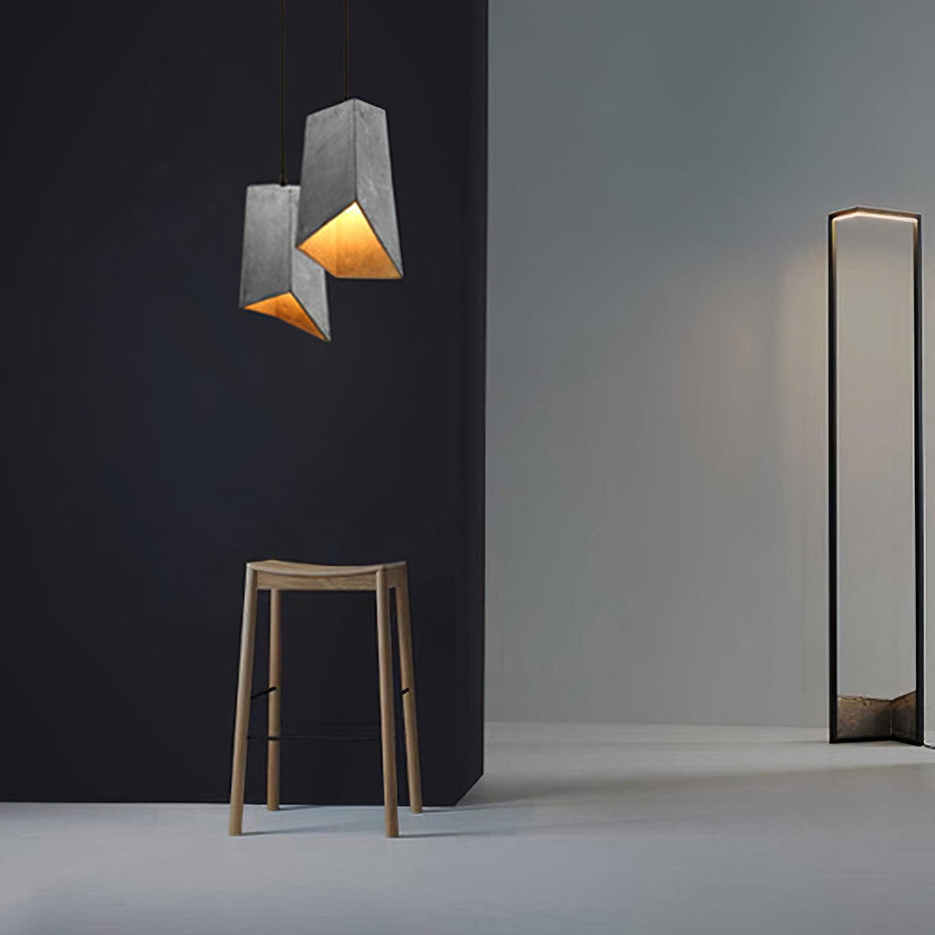 Geo Lampe Suspendue Industrielle en Ciment - Neutralighting