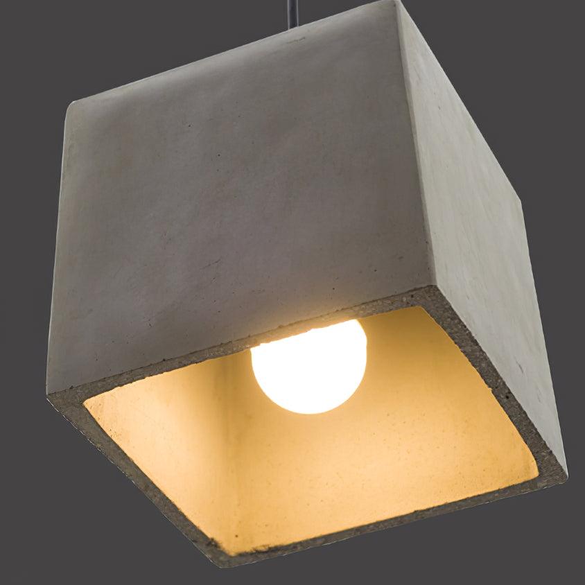 Geo Lampe Suspendue Industrielle en Ciment - Neutralighting