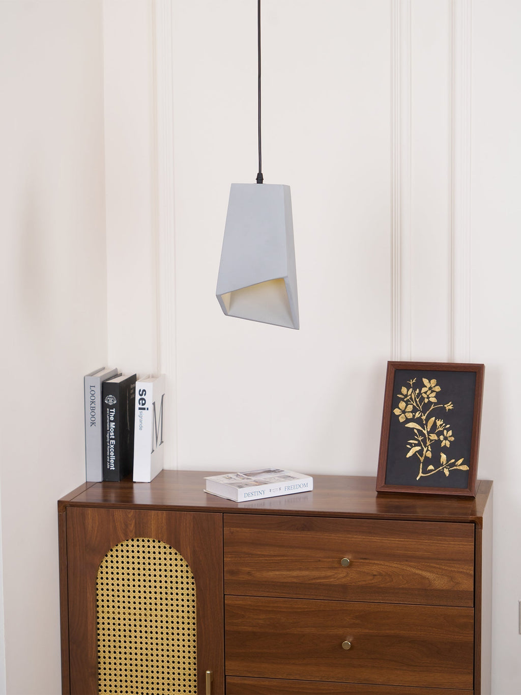Geo Lampe Suspendue Industrielle en Ciment - Neutralighting