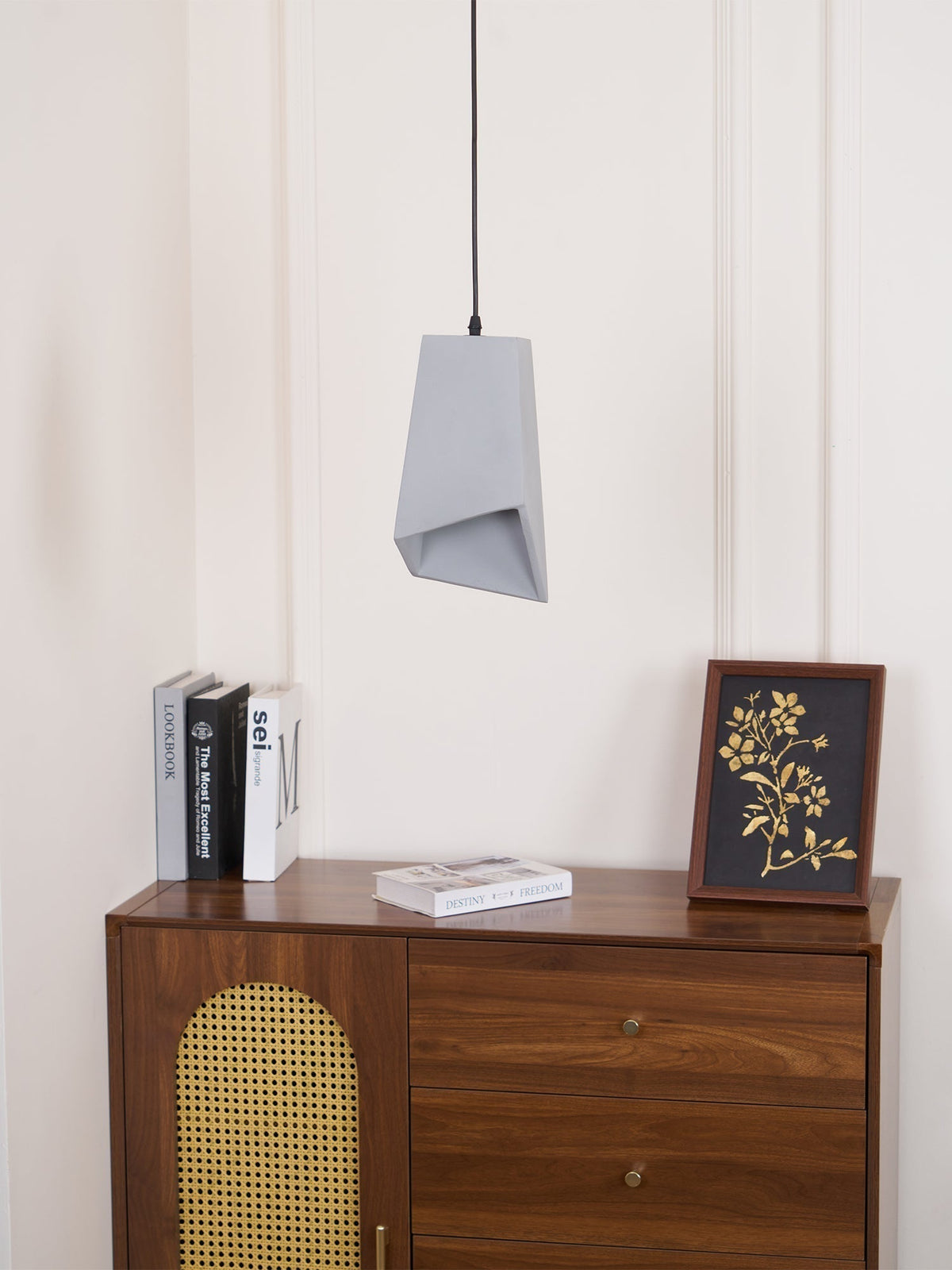 Geo Lampe Suspendue Industrielle en Ciment - Neutralighting