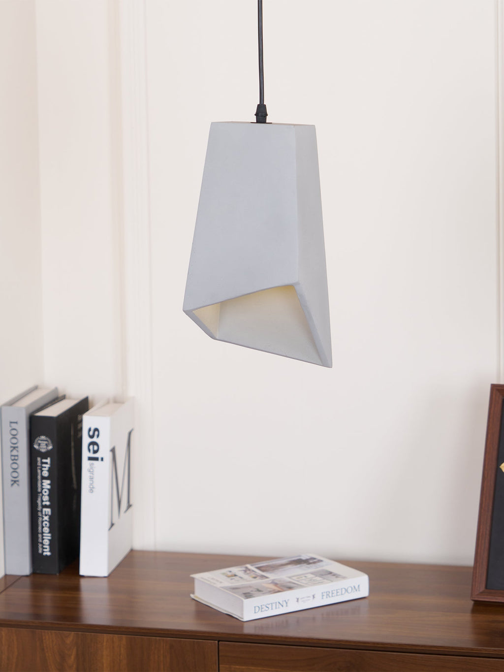Geo Lampe Suspendue Industrielle en Ciment - Neutralighting