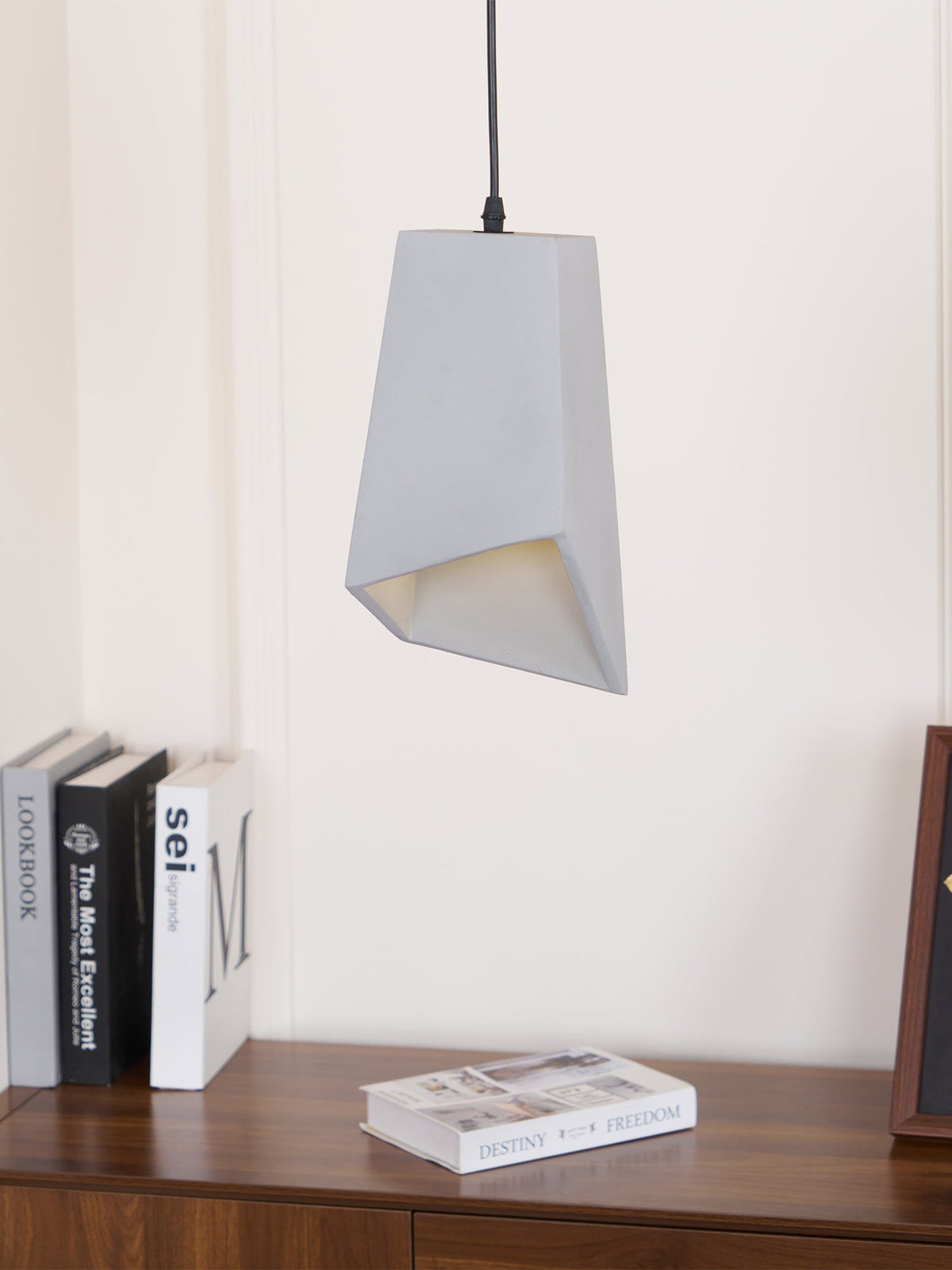 Geo Lampe Suspendue Industrielle en Ciment - Neutralighting