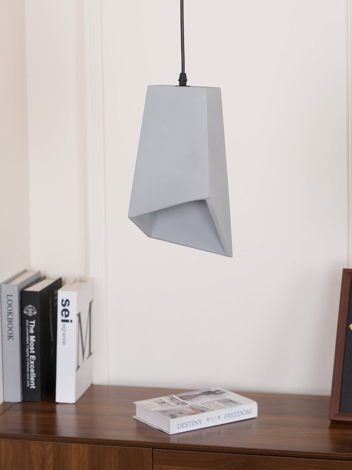 Geo Lampe Suspendue Industrielle en Ciment - Neutralighting