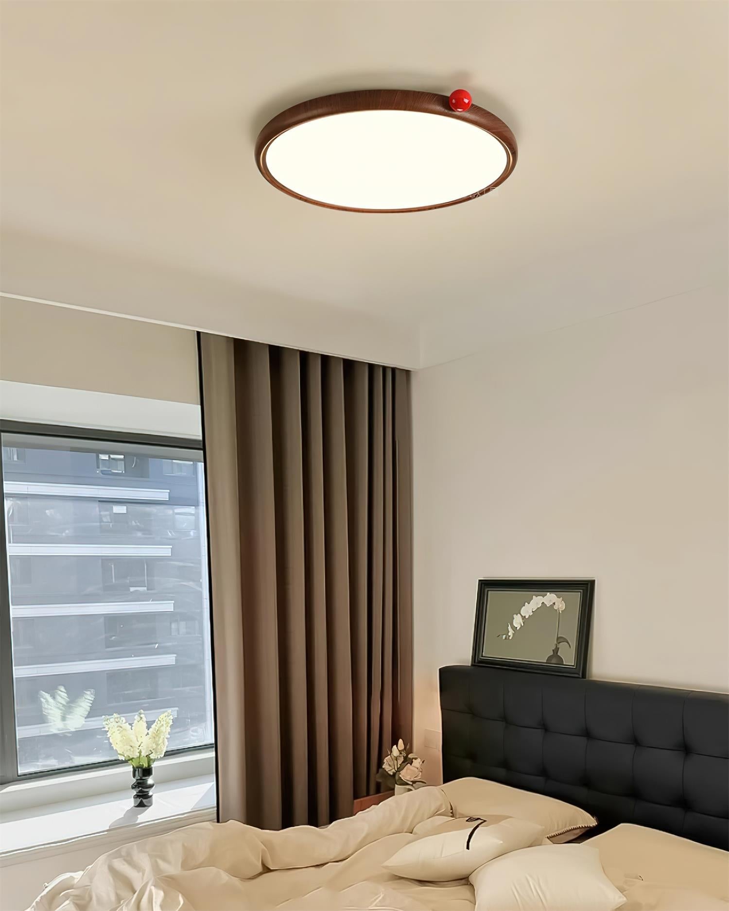 Geos Plafonnier Bois LED Moderne Minimaliste - Neutralighting