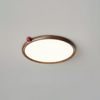 Geos Lustre Plafonnier Ton Bois Circulaire LED - Neutralighting