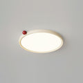 Geos Lustre Plafonnier Ton Bois Circulaire LED - Neutralighting