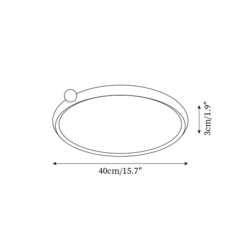 Geos Plafonnier Bois LED Moderne Minimaliste - Neutralighting