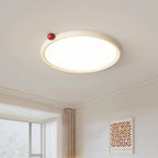 Geos Lustre Plafonnier Ton Bois Circulaire LED - Neutralighting