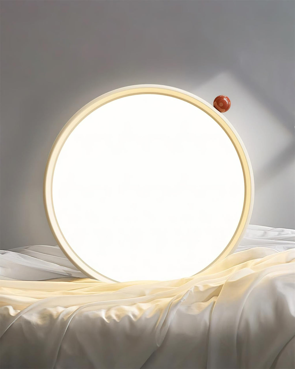 Geos Lustre Plafonnier Ton Bois Circulaire LED - Neutralighting