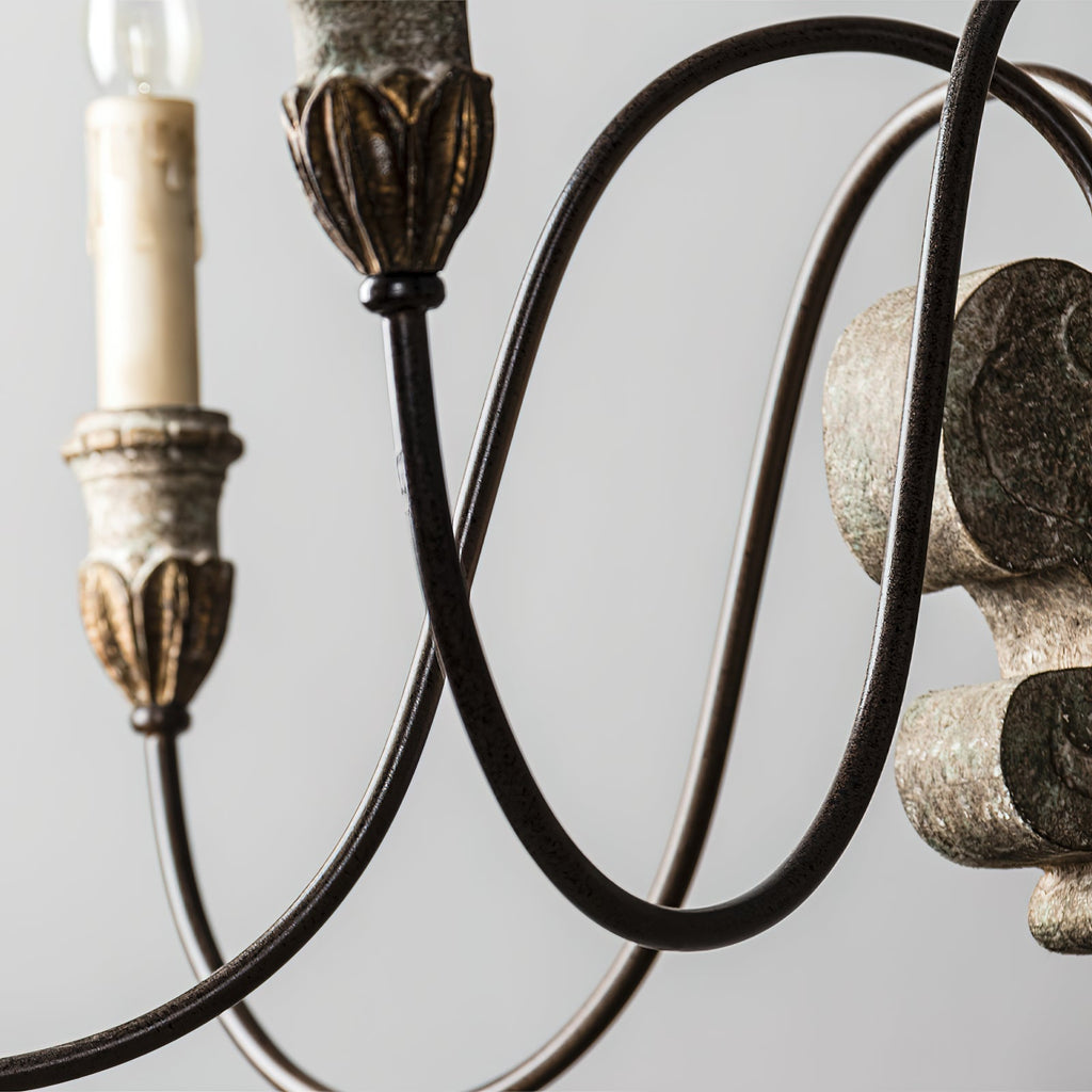 Geovanna Lustre Métal Solide Industriel Vintage - Neutralighting