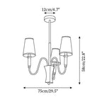 Gianna Lustre Vague Dorée Conique - Neutralighting