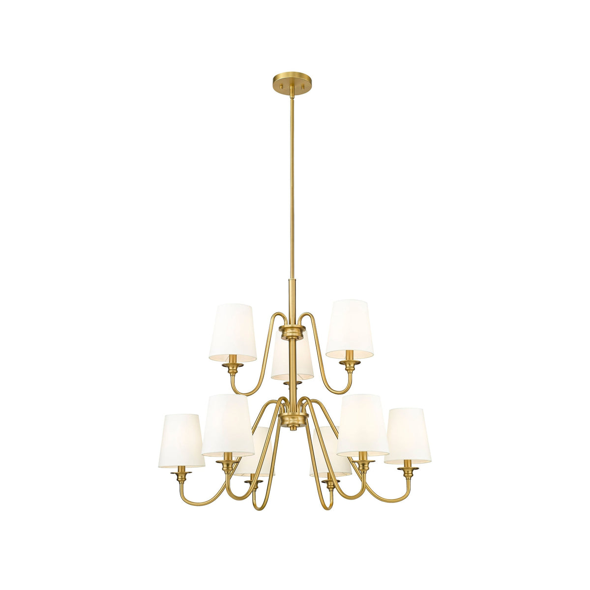 Vavenus Lustre Laiton Tissu Industriel Vintage - Neutralighting