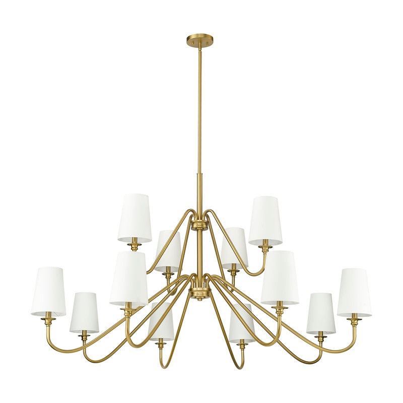 Vavenus Lustre Laiton Tissu Industriel Vintage - Neutralighting