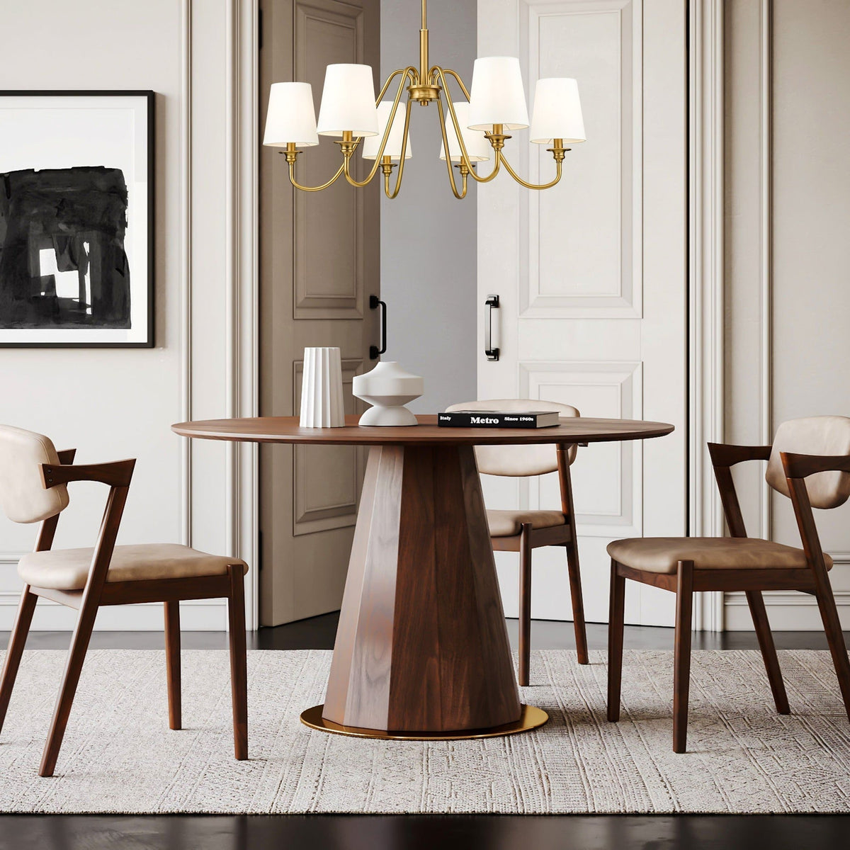 Vavenus Lustre Laiton Tissu Industriel Vintage - Neutralighting