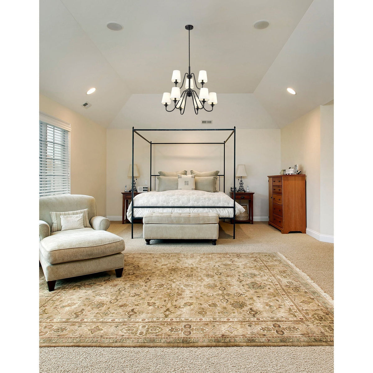 Vavenus Lustre Laiton Tissu Industriel Vintage - Neutralighting