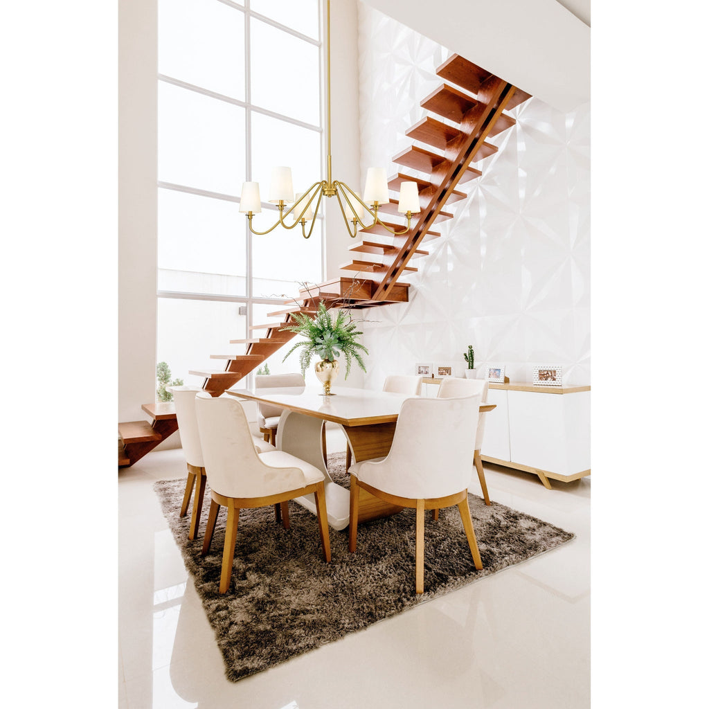 Vavenus Lustre Laiton Tissu Industriel Vintage - Neutralighting