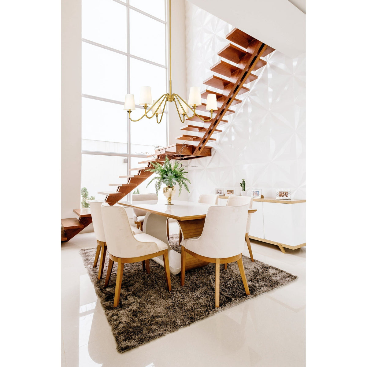 Vavenus Lustre Laiton Tissu Industriel Vintage - Neutralighting